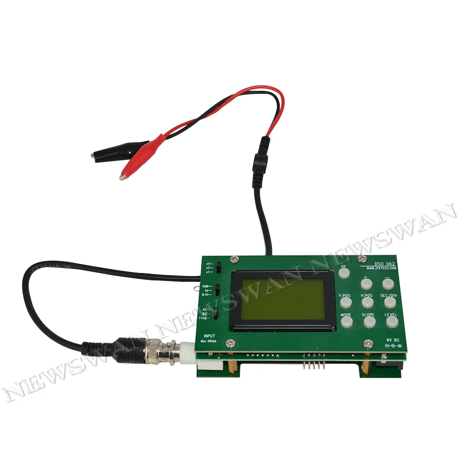 Hot Sale Mini LCD Digital Electronic Oscilloscope DIY Kit 1M Banwidth 2Msps Real-time Sampling Rate Oscilloscopes Instrument