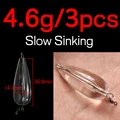 3 piezas transparentes de 4.6g
