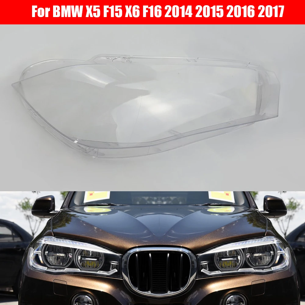 

Головной светильник объектив для BMW X5 F15 X6 F16 2014 2015 2016 2017 фары крышка объектива Замена передних автомобильных светильник Авто оболочки