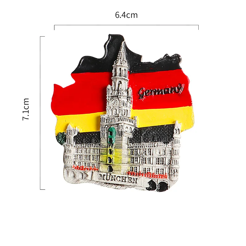 Magnetic stickers refrigerators World tourist souvenirs France Paris Japan Travel fridge magnets Prague Thailand Germany Italy