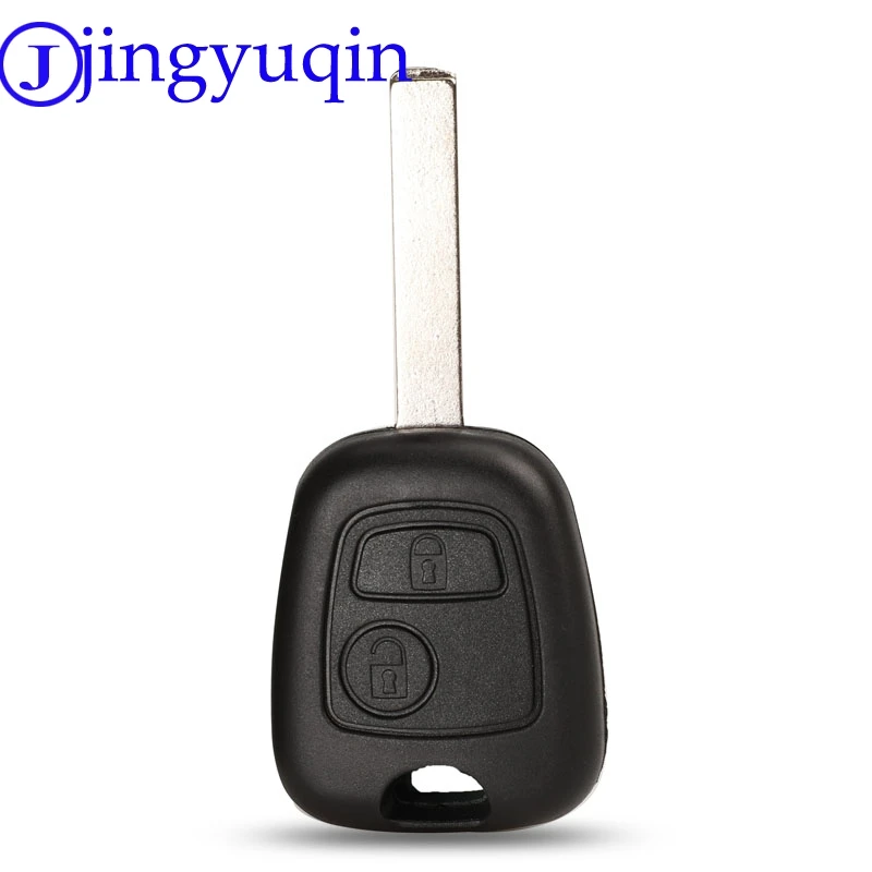 

jingyuqin 2/3/4 Buttons Car Key Shell Case Fob For Citroen C1 C2 C3 C4 XSARA Picasso For Peugeot 307 107 207 407