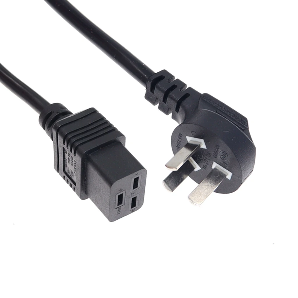 UPS Power Cord CN China Plug to IEC320 C19 Power Extension Cable 1.8m 6ft For PDU Server 16A 3G1.5mm wire gauge