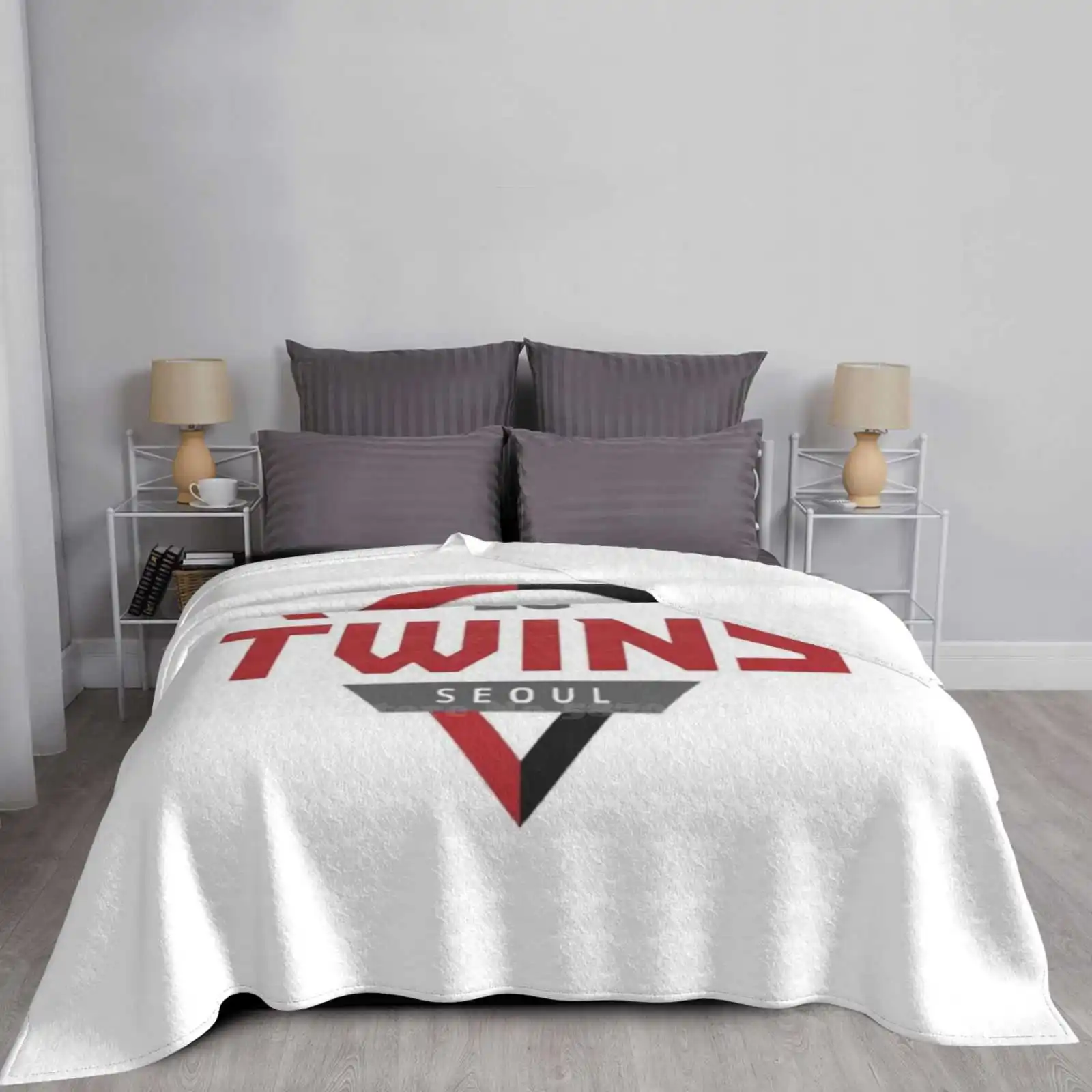 Untitled Super Warm Soft Blankets Throw On Sofa / Bed / Travel Lg Twins Seoul Hanwha Kbo Tigers Kiwoom Heroes Lotte