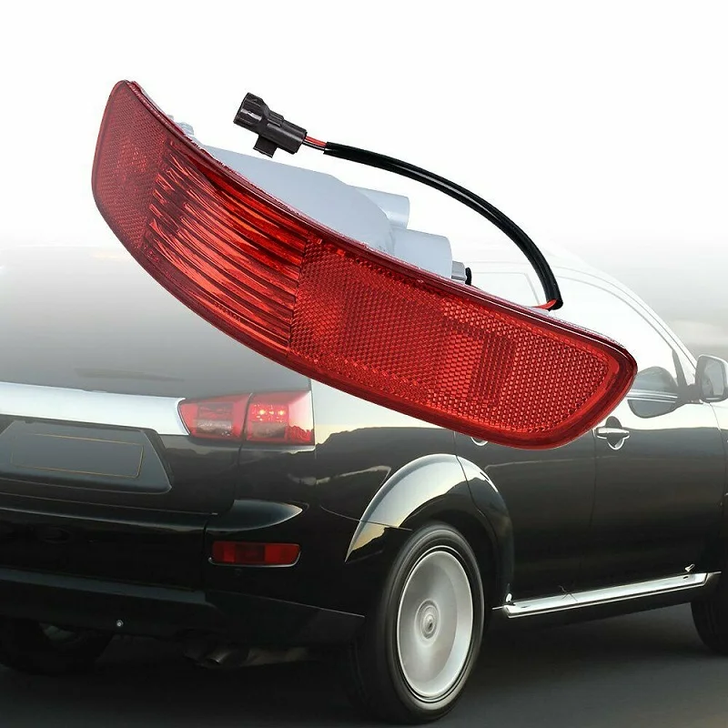 

Rear Bumper Fog Light Reflector Brake Light for Mitsubishi Outlander GT XLS Sport 2007-2012 Tail Stop Fog Lamp Turn Signal Lamp