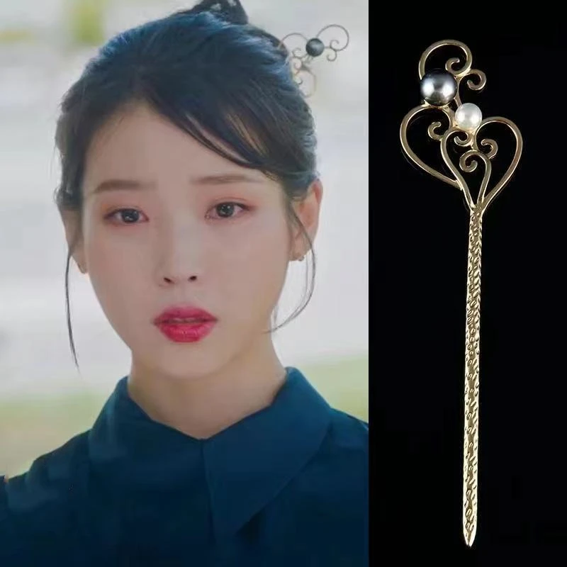 

Vintage hair sticks hairclip for women Ancient DEL LUNA Hotel decoration Korean Fashion Hairpin IU Lee Ji Eun tv drama