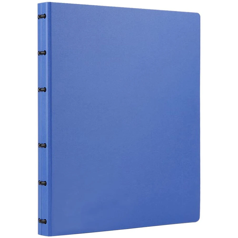 Business Card Book, Name Card Holder Book with 600 Business Cards Capacity (Blue)