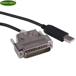 USB to Serial RS-232 DB-25 Male Straight-Thru Cable FTDI Chipset (5-Wires)