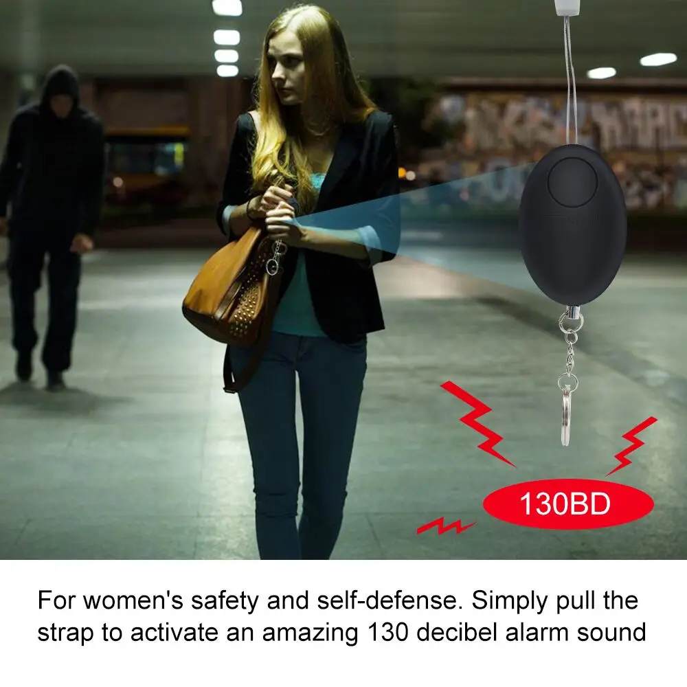 Self Defense Alarm 120dB Alert Personal Security Protective Scream Loud Keychain Emergency tool