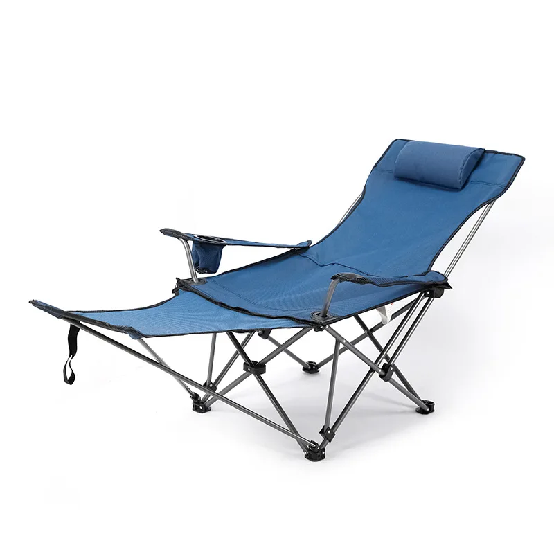 

Outdoor Beach Chair Portable Recliner Folding Chair Lunch Break Office Backrest Balcony Lazy People Sit Lying Leisure Couch