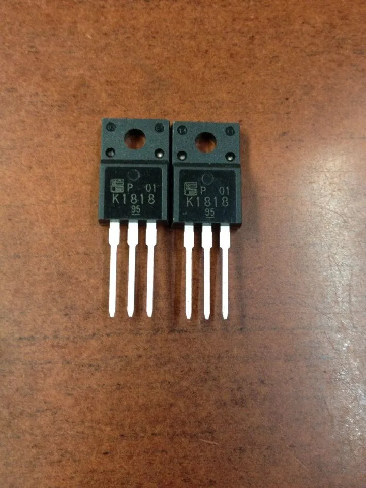 (5piece) FQPF30N06L 30N06L TO-220F / 2SK1818 K1818 / MBRF10100CT 10100CT / FQPF20N60 20N60 TO-220F