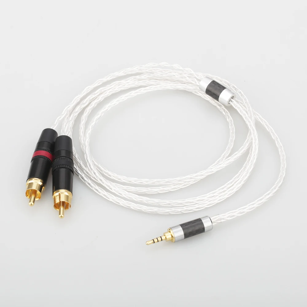 

2.5mm TRRS Balanced Male to Dual 2 RCA Male Compatible with Astell&Kern AK100II, AK120II, AK240, AK380,AK320, DP-X1A, FIIO X5III