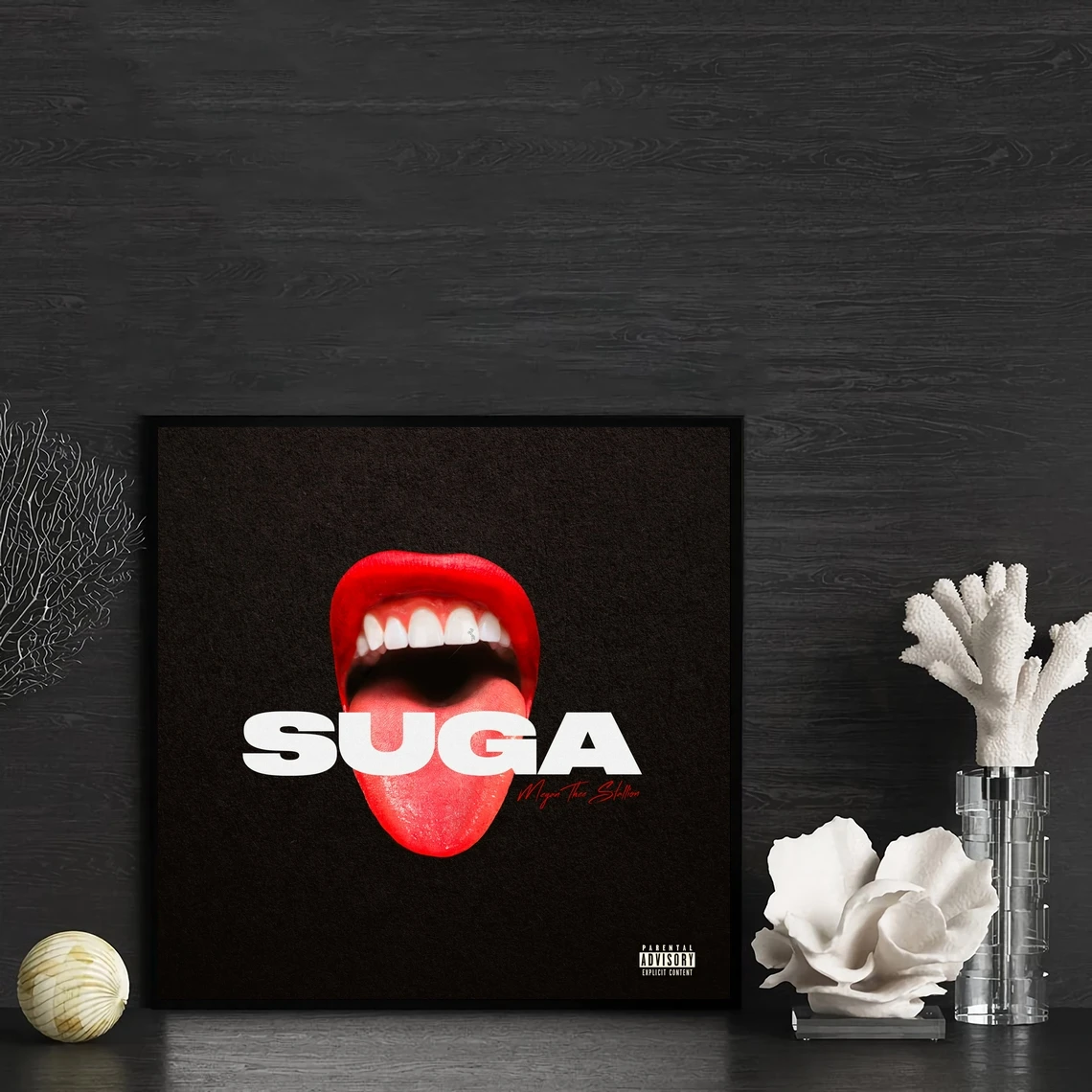 Megan Thee Stallion Suga Music Album Cover Poster Canvas Art Print Home Decoration Wall Painting (No Frame)