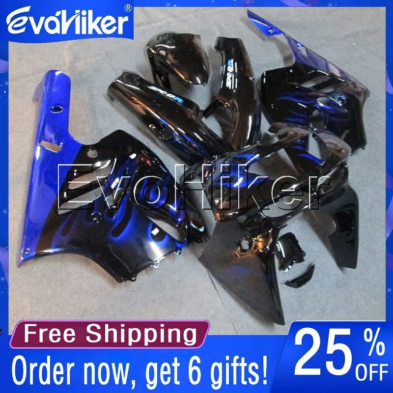 Custom motorcycle fairing for ZX-9R 1994 1995 1996 1997 motorcycle bodywork kit blue flames