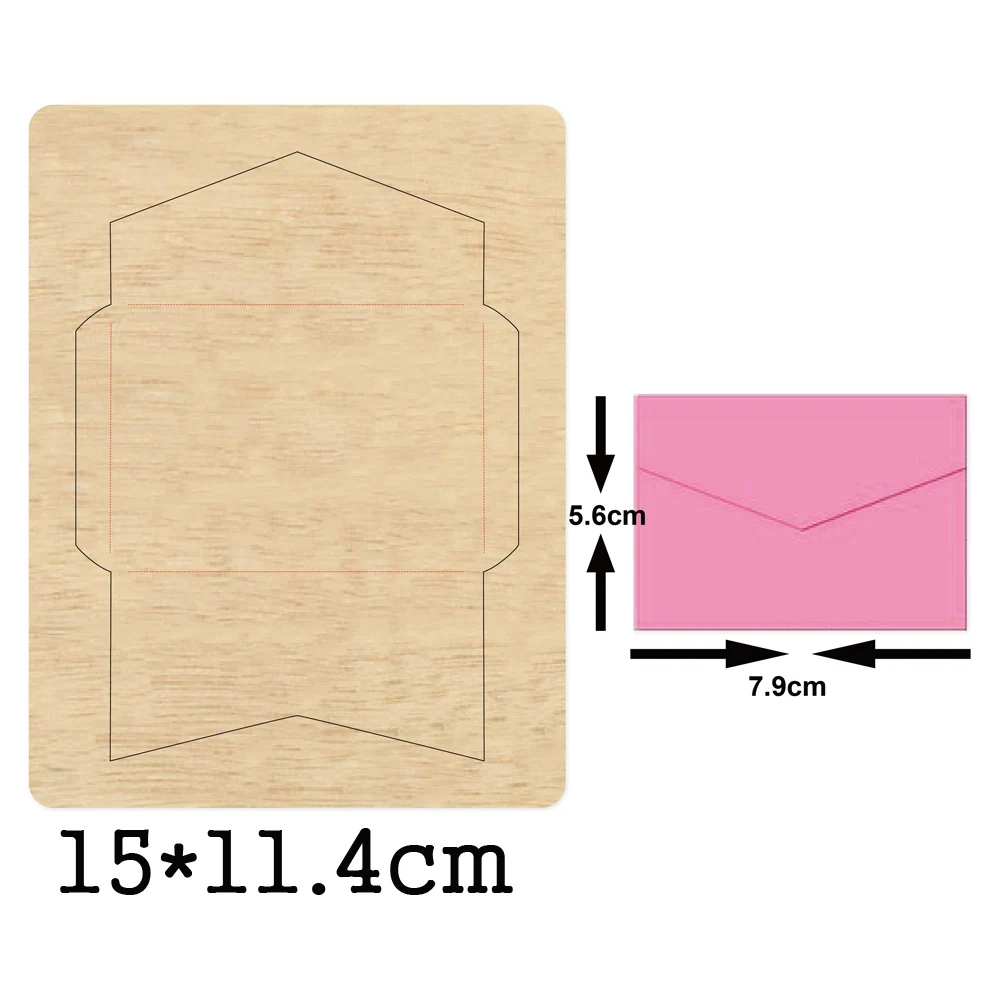 

Envelope Cutting Dies 2020 New Die Cut&Wooden Dies For Leather Cloth Paper Crafts Fit Common Die Cutting Machines on the Market