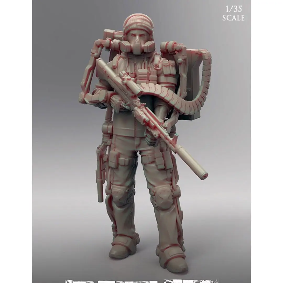1/35 Resin Model Figure GK,Unassembled and unpainted kit