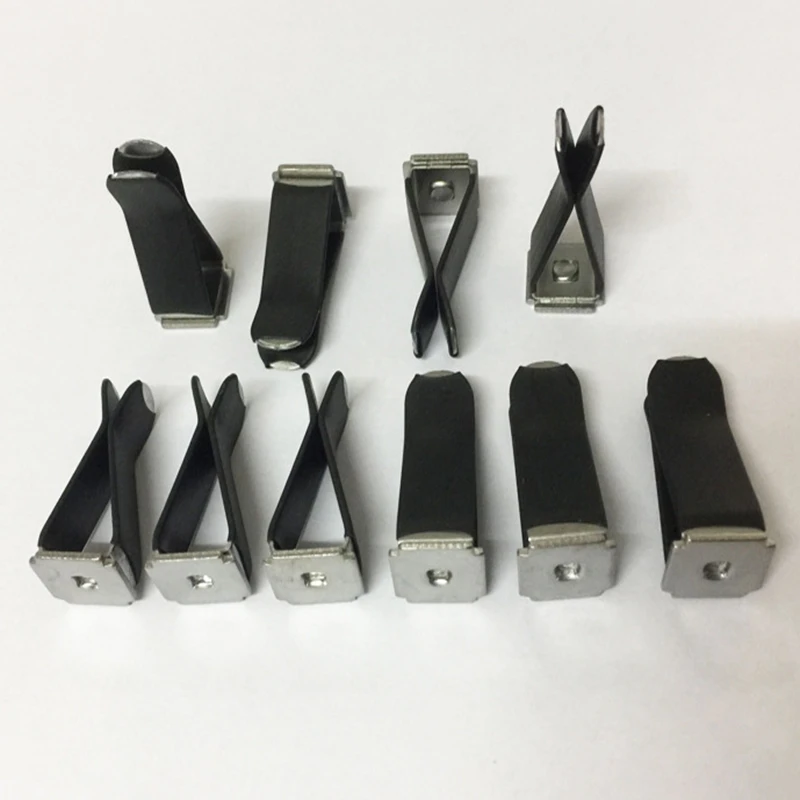 5000pcs Auto Outlet Clips Metal Alloy White Black Color DIY Automotive Perfume Clip Decorative Car Vents Clamps Accessories