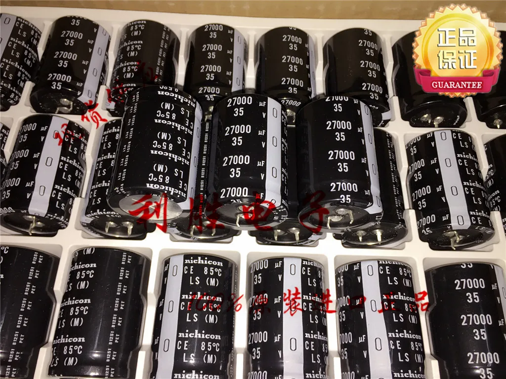 

4pcs/10pcs 27000UF 35V Japan nichicon Capacitor 35V27000UF 35*50 LS for 22000UF free shipping