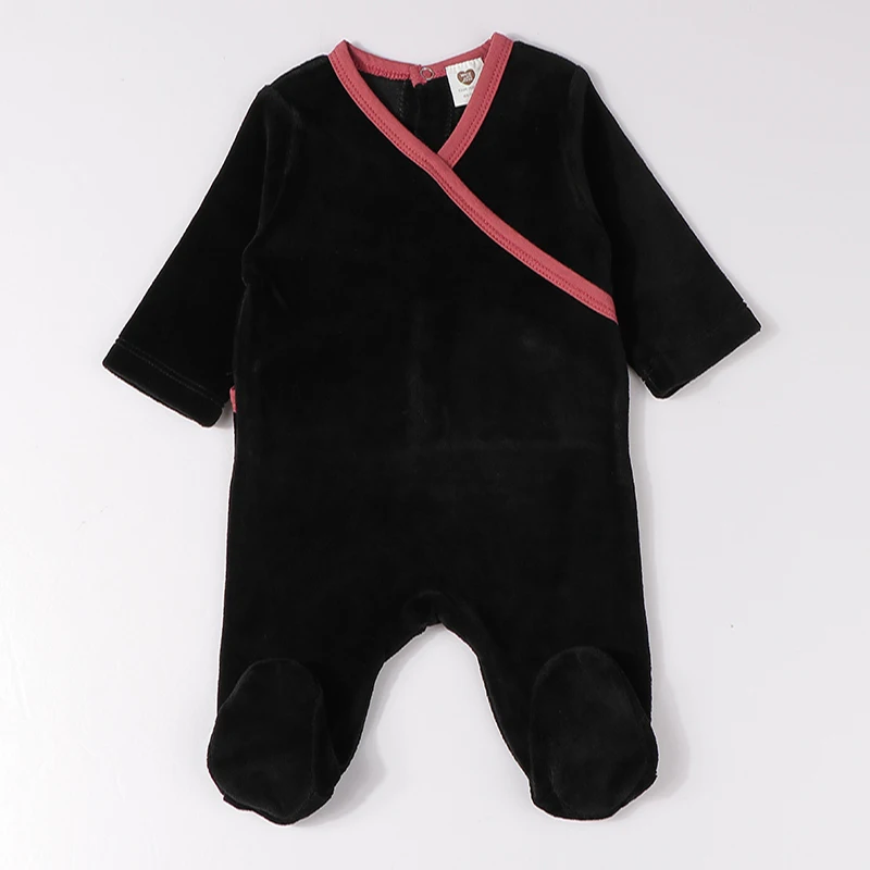 Baby bodysuit pyjamas kids clothes long sleeves children clothing newborn baby overalls baby boy girls clothes with red bow