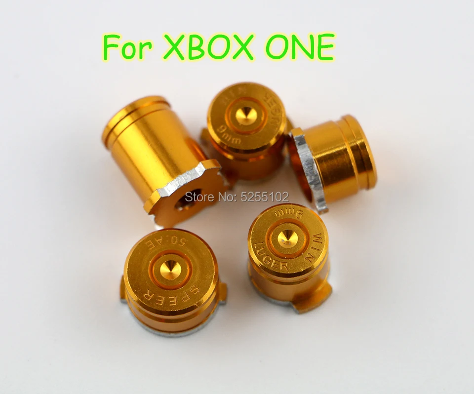 50pcs High quality Metal Aluminum ABXY Buttons Kits Replacement Parts for Xbox One Game Controller