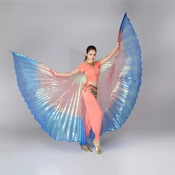 High Quality Women Belly Dance Wings Adults Dance Wear Costume Isis Colorful Wings Butterfly Oriental Design Wings