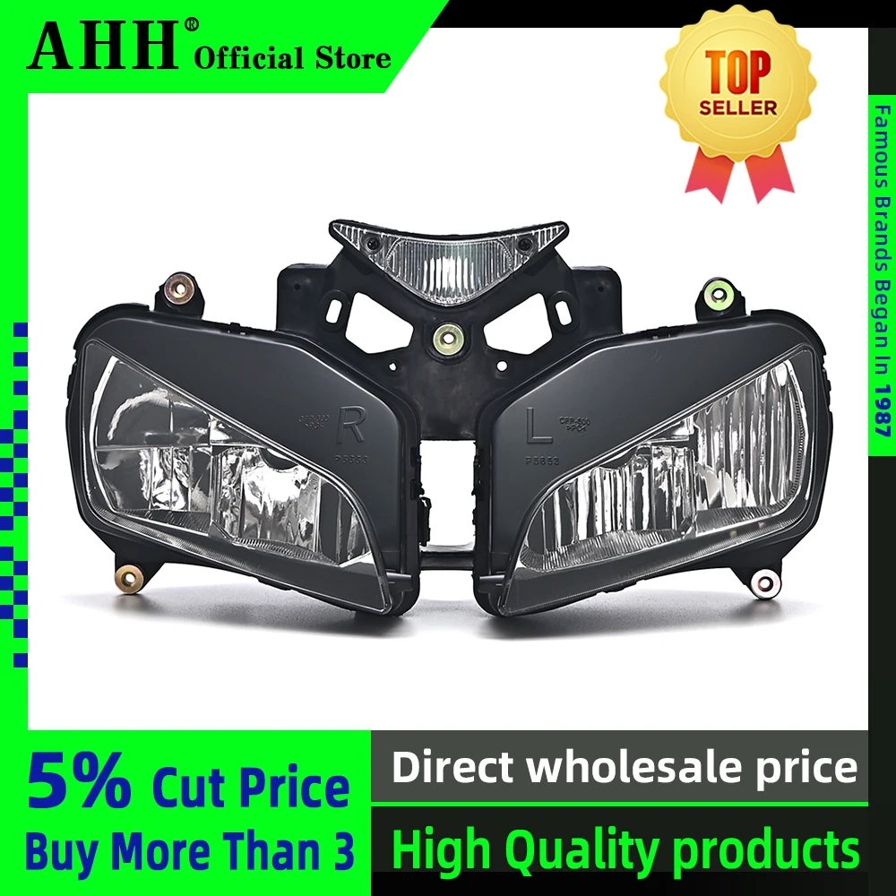 AHH Motorcycle Headlight Headlamp Head Light For HONDA CBR1000RR 2004 2005 2006 2007 CBR1000 CBR 1000RR 04 05 06 07 Head Lamp