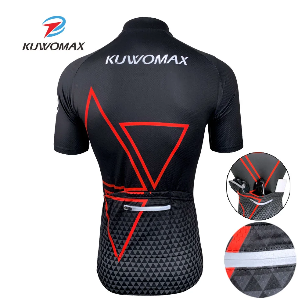 KUWOMAX Pro Team Cycling Jersey Ropa Ciclismo Quick-Dry Sports Jersey Cycling Clothing cycle bicycle cyclist jersey.