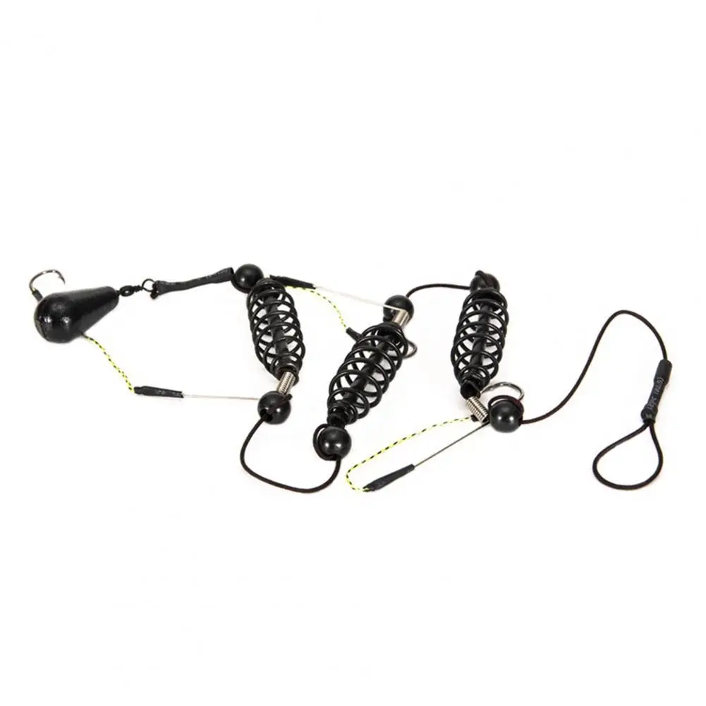 Fishing String Hook Lightweight Sturdy Lure Bait Cage Easy to Carry Durable Fishing Spring Carp Feeder Anti-rust Fishing Hook