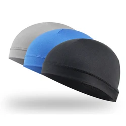 Berretto da ciclismo estate uomo Lycra antivento protezione solare sport cappello leggero morbido bicicletta da esterno moto berretto da donna ad asciugatura rapida