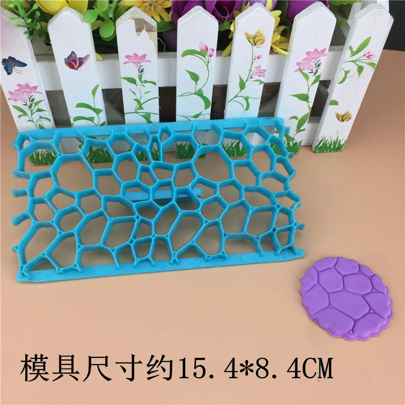 16 Design Clay Stamp Plastic Press Emboss Seal Bark Wheel Leaf Flower Impression For Pottery Ceramic Clay Texture Modeling Make