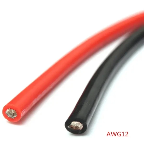 Провод AWG 12- 20 мягкий, силиконовый, гибкий, 4 метра, кабель для радиоуправляемой модели, батареи, Дрон, ESC FPV