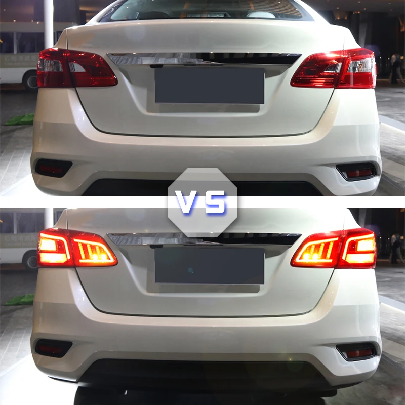 2pcs inner Car Styling for Nissan Sylphy Sentra taillights LED 2016~2019 car accessories Sentra Lamp Sylphy rear lamp