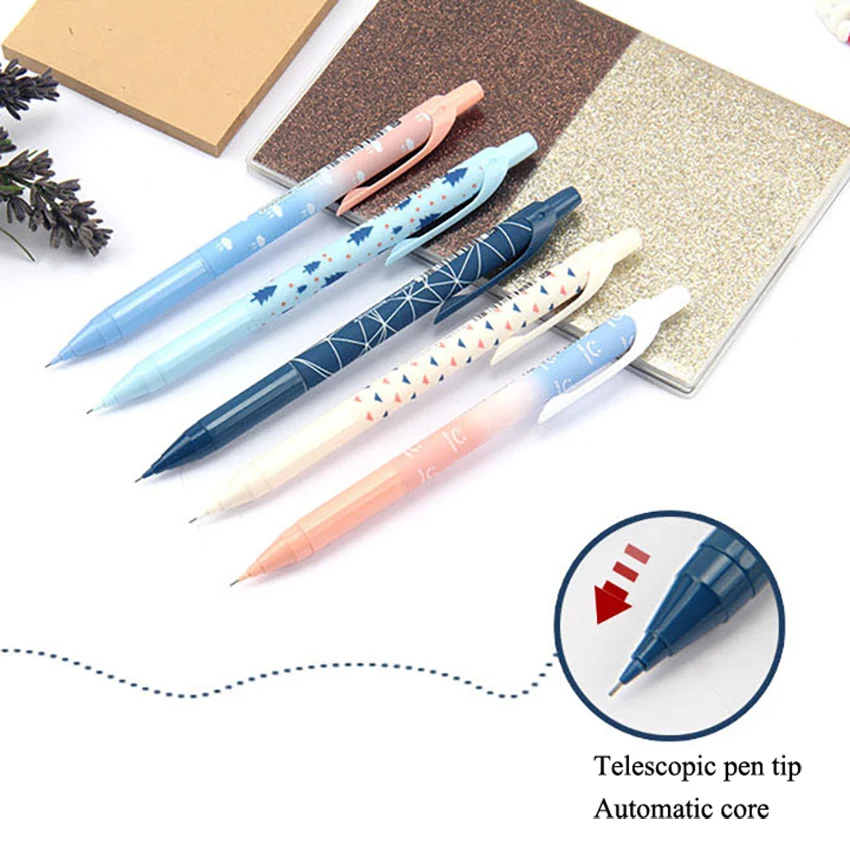 149mm 0.5/0.7mm Automatic Pencil Drawing Sketch Mechanical Pencils Student Kids Writing Mechanical Pencil Stationery Supplies