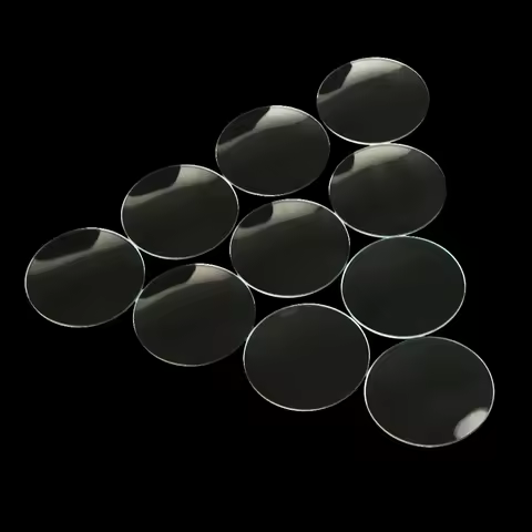 10pc 28/29/30/31/32/33mm Dia Double Convex Lens Watch Glass Watch Crystal Glass Transparent Flat Round Mineral Glass Replacemen