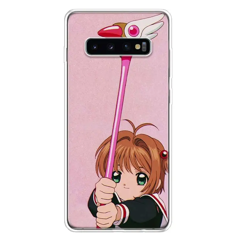 Card Captor Sakura Anime Phone Case For Samsung Galaxy S24 S23 S22 Ultra S21 S20 Fe S10 Plus S10E S9 S8 + Shell Coque