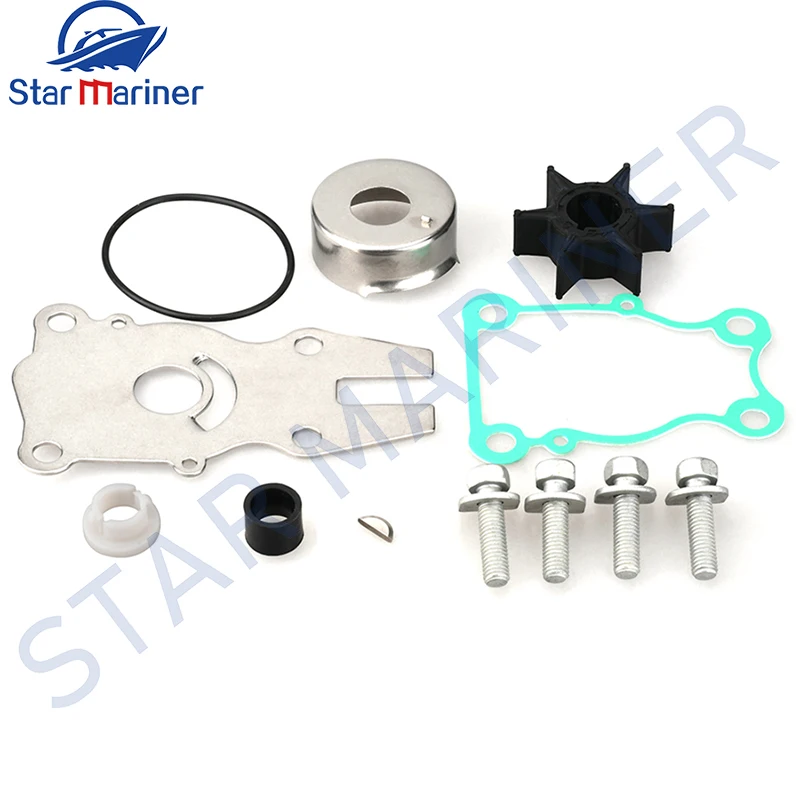 63D-W0078 Water Pump Repair Kit For Yamaha Outboard Motor 2T 40HP 50HP 4T F40 FT50 F50 F60 63D-W0078-00 63D-W0078-01 Boat Engine