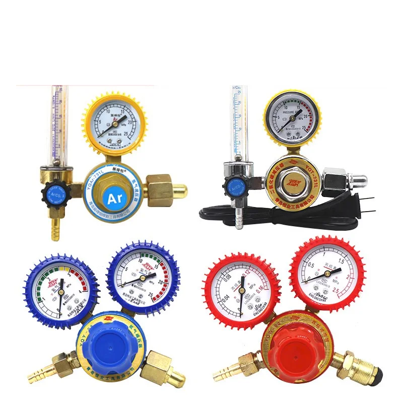 Oxygen/Propane/Acetylene/Argon Pressure Reducer Regulator  Flow Meter Gas Regulator Flowmeter Argon Regulator Valve Free shippin