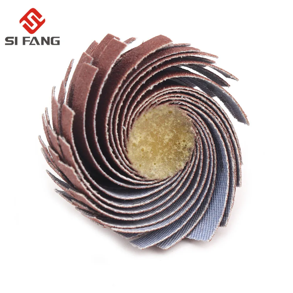 1PC Drilll Accessories 80-600 Grit Sanding Flap Wheel 3mm Shank Sanding Grinding Sand Paper Shutter Wheel for Rotary Tool