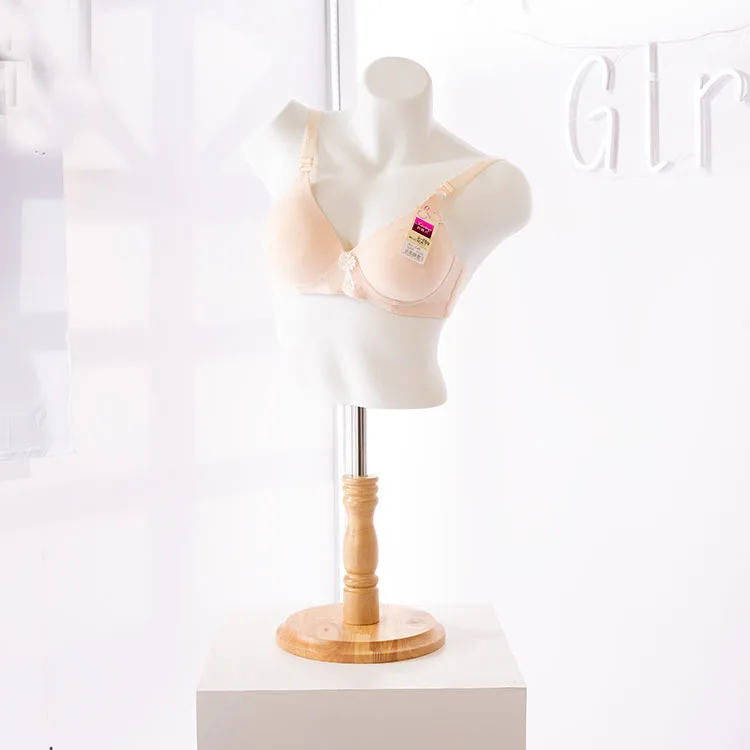 El mejor maniquí de sujetador humano Artificial con marco de exhibición de ventana modelo de sujetador de media longitud