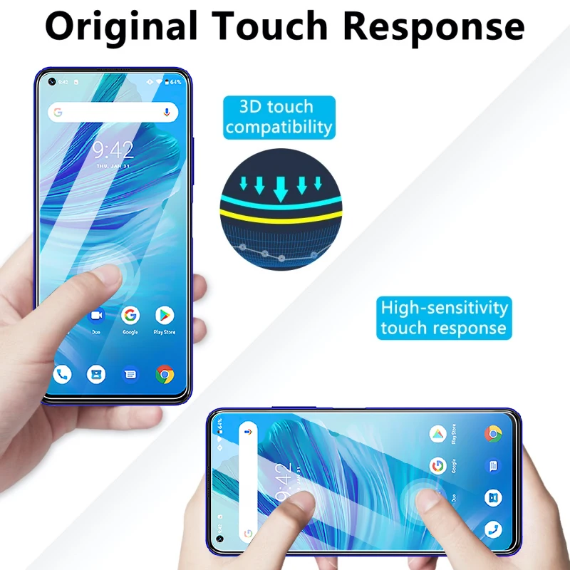 2pcs/lot Tempered Glass for UMIDIGI F1 F2 Screen Protector for umidigi a5 pro a3 prower 3 X Protective Film