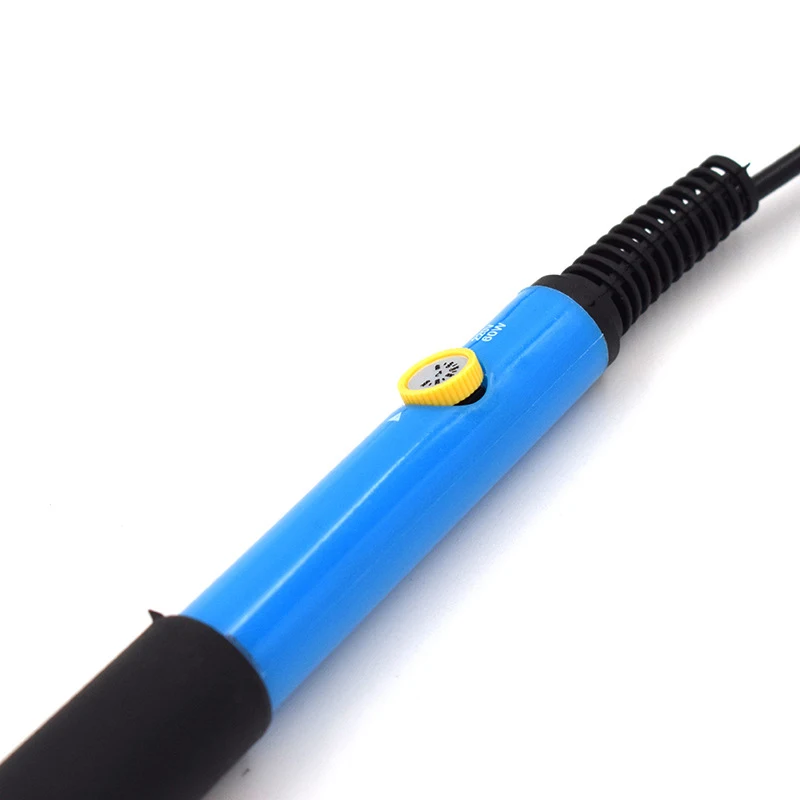 Imagem -03 - Kit Ferro de Solda Elétrico com Temperatura Ajustável Estação de Retrabalho Lápis de Calor Dicas Ferramentas de Reparação 220v 110v 60w