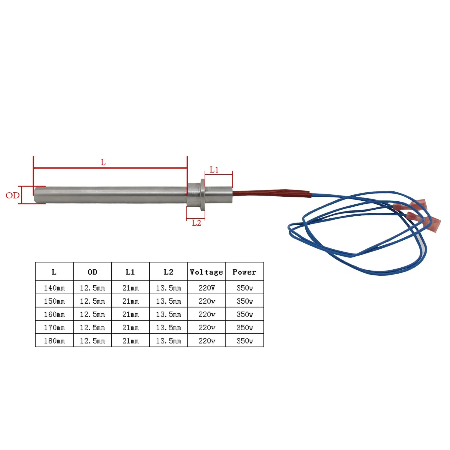 Imagem -03 - Fogão a Madeira para Queimar Pellet 350w 220v Od12.5 mm 140 150 160 mm 170 180 mm