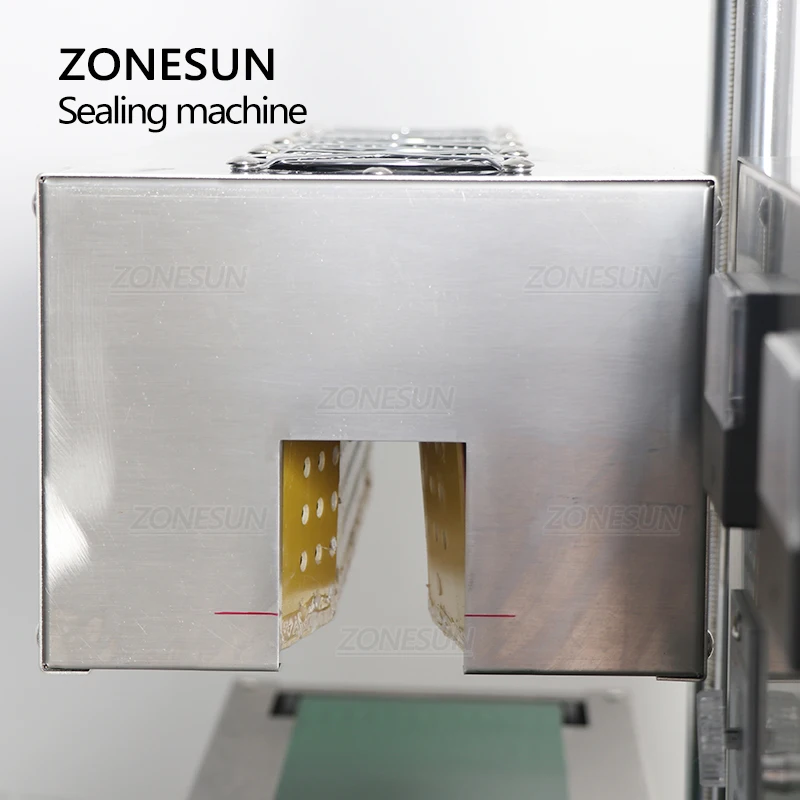 ZONESUN ZS-FK2200 automatico Sharp bocca bottiglie Alimunum foglio di tenuta macchina