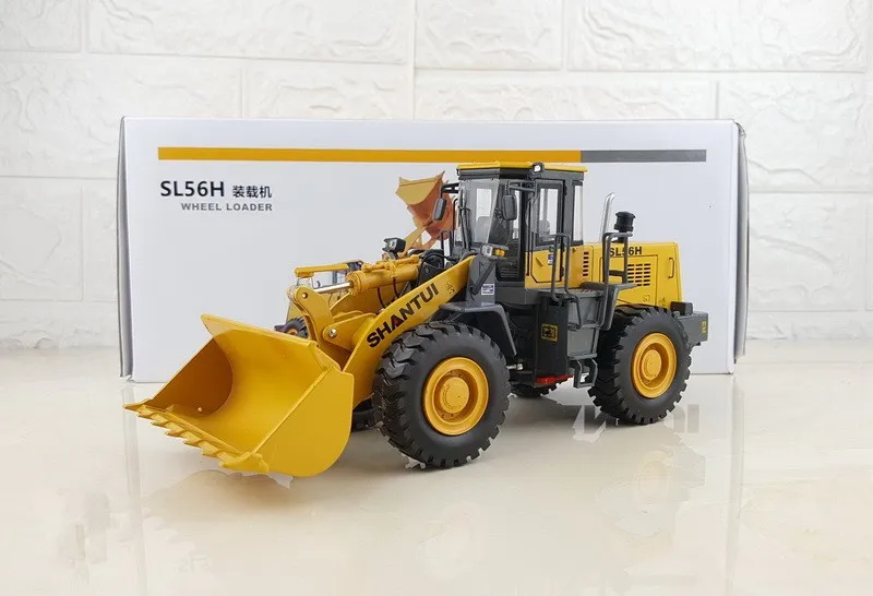 Collectible Diecast Model Replica 1:35 Scale Shantui SL56H Wheel Loader Engineering Machinery Alloy Model Gift, Decoration