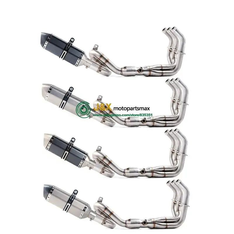 Full System For Yamaha Fz09 Mt09 mt-09 fz-09 Xsr900 2013 To 2021 Motorcycle Escape Exhaust Motorcycle Exhaust Full System