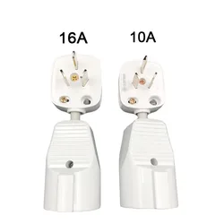 AU Australia CN 10/16A plug turn EU SOCKET 0.5/1.5/3/5 M extension cord  electric appliance Conversion 4.8 RJ Europe socket