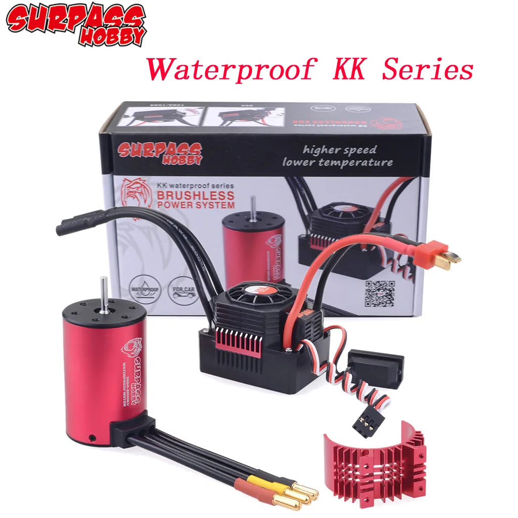 

Surpass Hobby 1:10 RC Car Parts 3650 3660 F540 3100KV 3600KV 5200KV 3930KV 4500KV 4370KV 4200KV Brushless Motor 45A 60A ESC