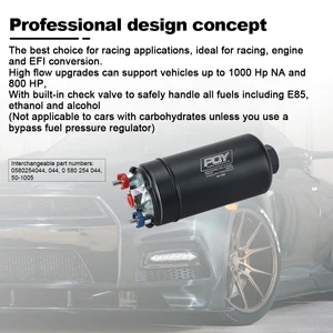 PQY-EFI 380LH 1000 PSO-Qualität der externen Kraftstoffpumpe E85 kompatibel 044 neuer Stil PQY-FPB003-QY 6 Hauptverkaufs Kraftstoffpumpe 044 - №1