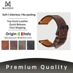 Top Quality Watchband Handmade Vintage Cow Leather Strap Bracelet For Hamilton Certina Longines Accessories Watch Band