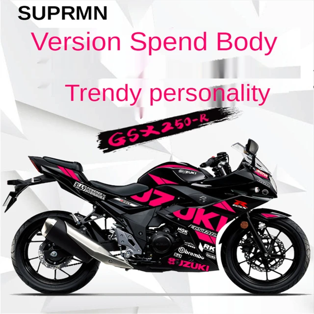 Suitable for Suzuki GSX250R body decals National Four GSX250R-A modified  personalized stickers body sticker decoration