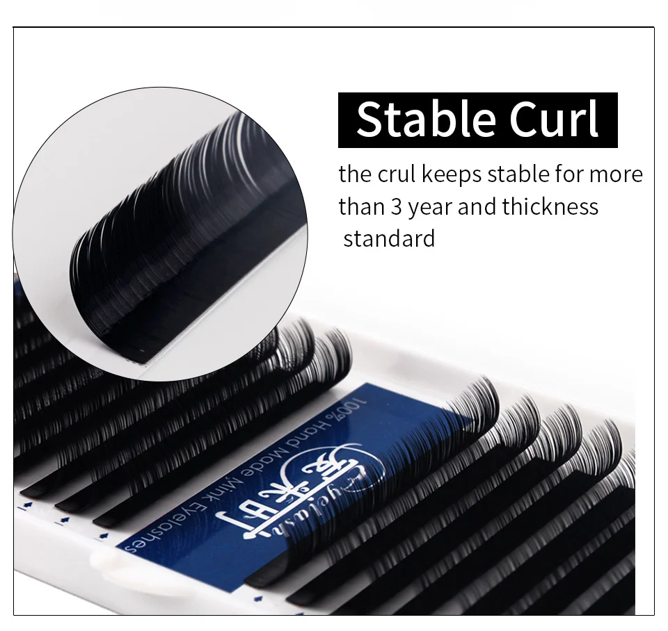 Thinkshow 17 linhas/caso extensão de cílios individuais todos os tamanhos falso cils vison cílios postiços cílios artificiais para suprimentos de maquiagem